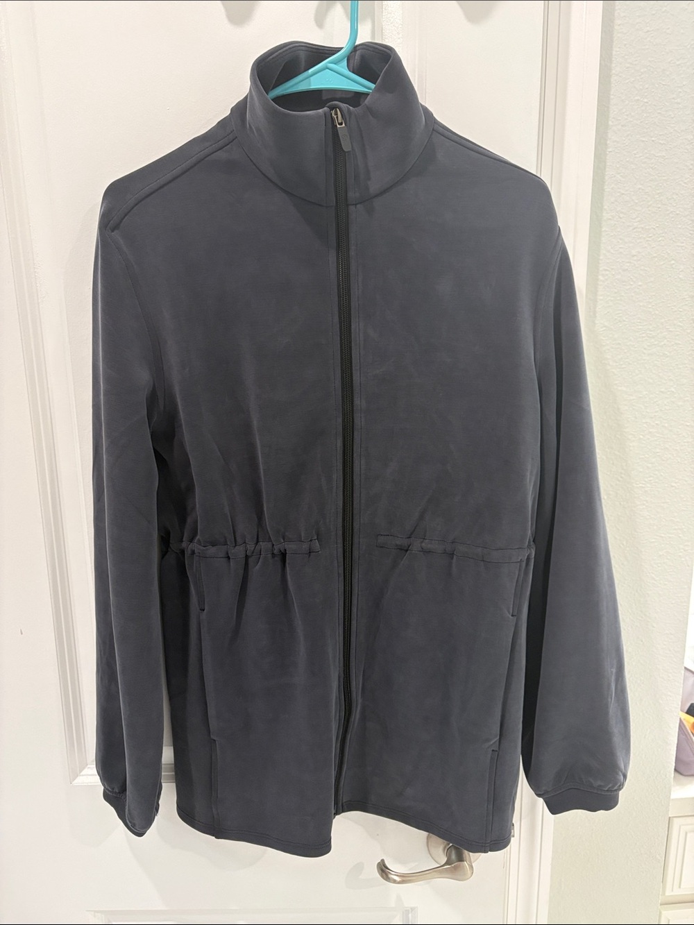 lululemon athletica Navy Full-Zip Funnel Neck Jacket